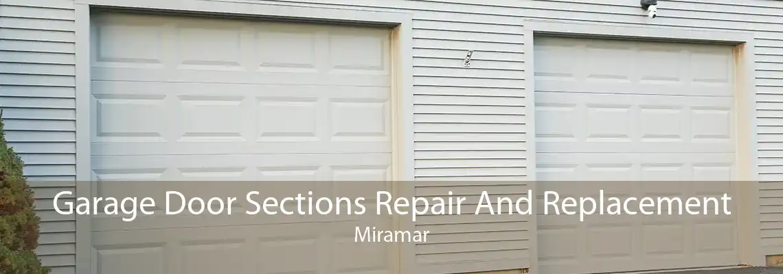 Garage Door Sections Repair And Replacement Miramar